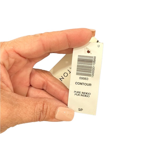 ARITZIA Babaton NEW Blue Contour Thong Bodysuit Square Neck Pure Indigo NWTA - Picture 3 of 4